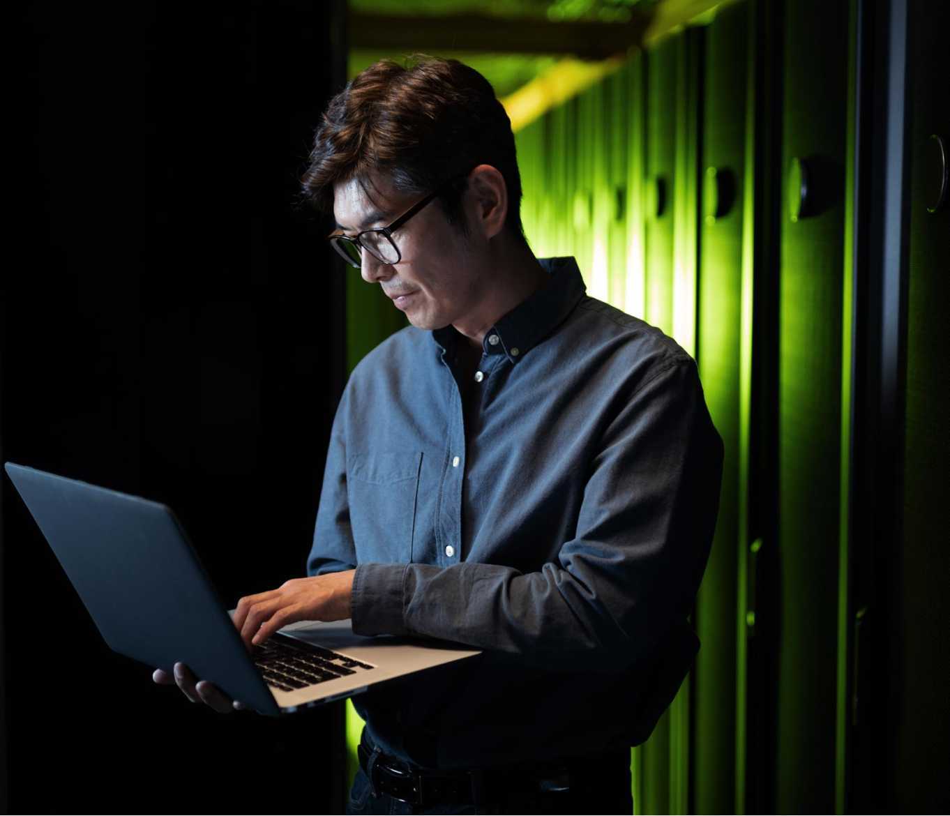 Developer standing