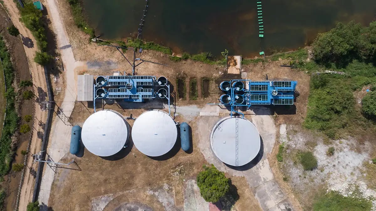 IoT edge devices monitoring a remote water pumping station