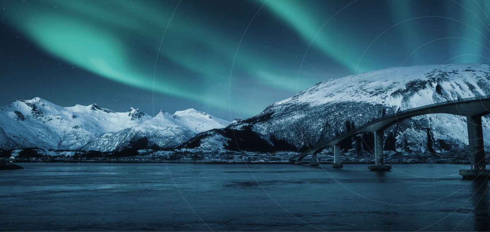 Nordic light over the sea representing next-generation iSIM connectivity