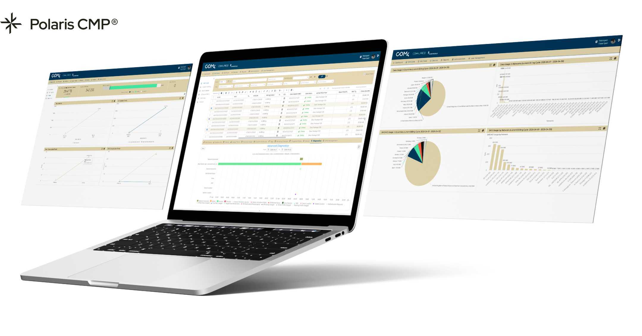 Polaris CMP Laptop screens