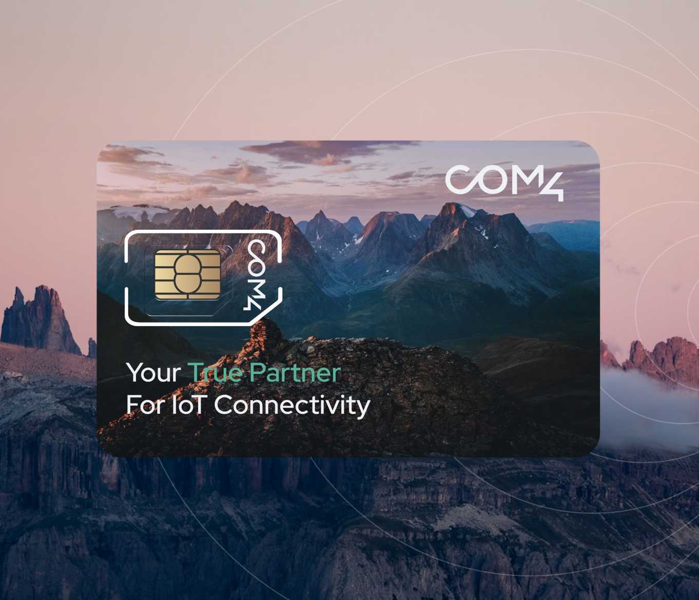Sim card mountains