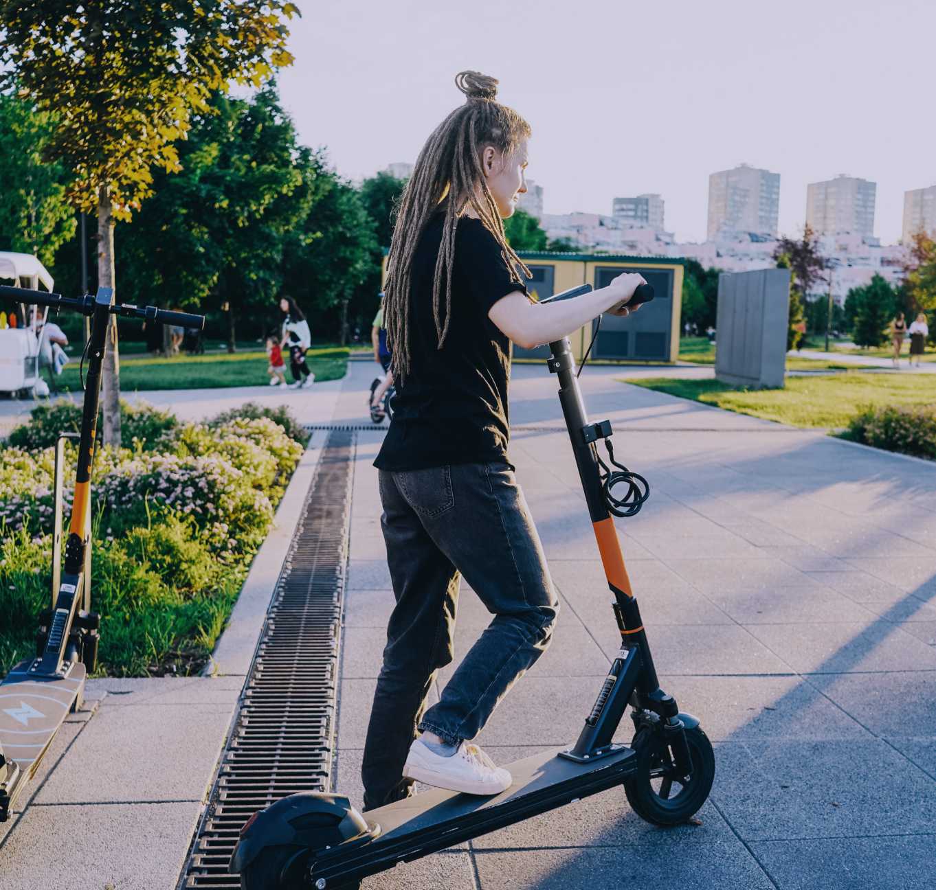 Ebike in park