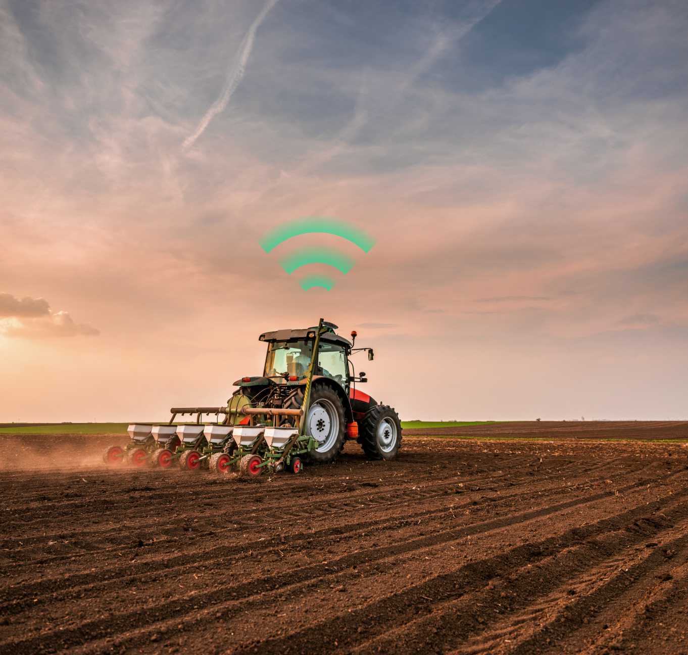 Tractor with wifi