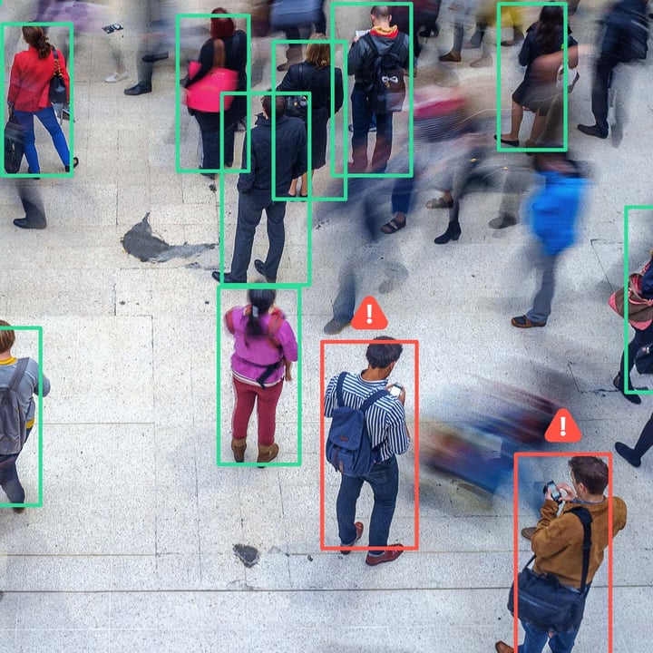 AI-powered smart surveillance detecting people in real time