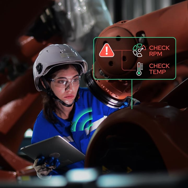 IoT-powered predictive maintenance monitoring equipment health